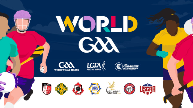 The new World GAA logo, reflecting rapid growth and global reach of Gaelic Games